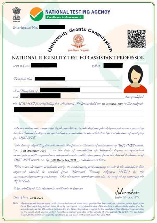 UGC NET JRF Result, Answer Key & E-Certificate