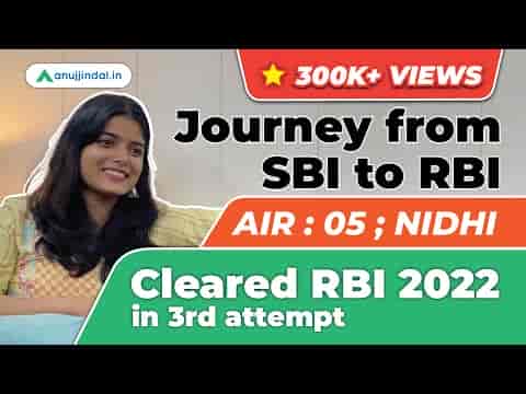 Journey from working aspirant to RBI topper: AIR 5 Nidhi’s success story