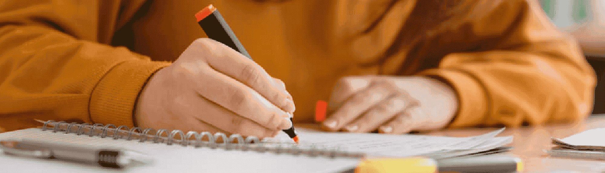 Create separate notes for the subjects in section – wise way