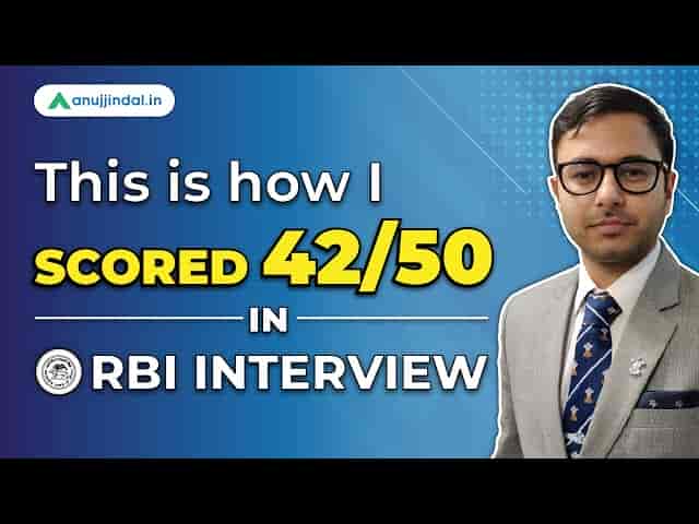 Mistakes to Mastery: Score High Marks in RBI Grade B Interview