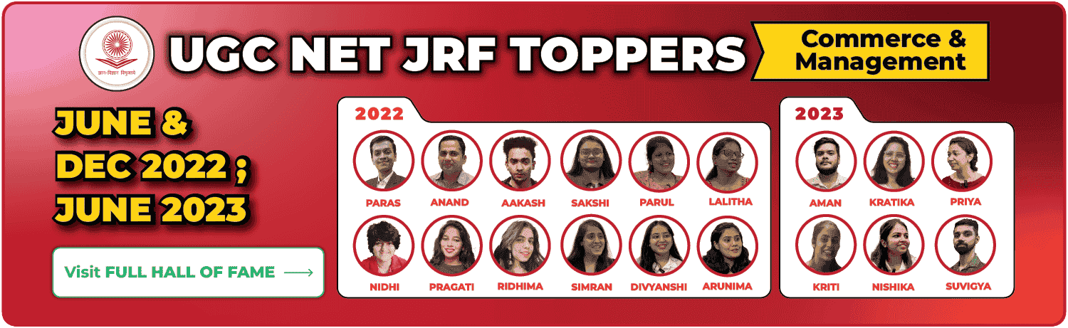 UGC NET Toppers