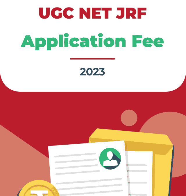 UGC NET JRF Application Fee