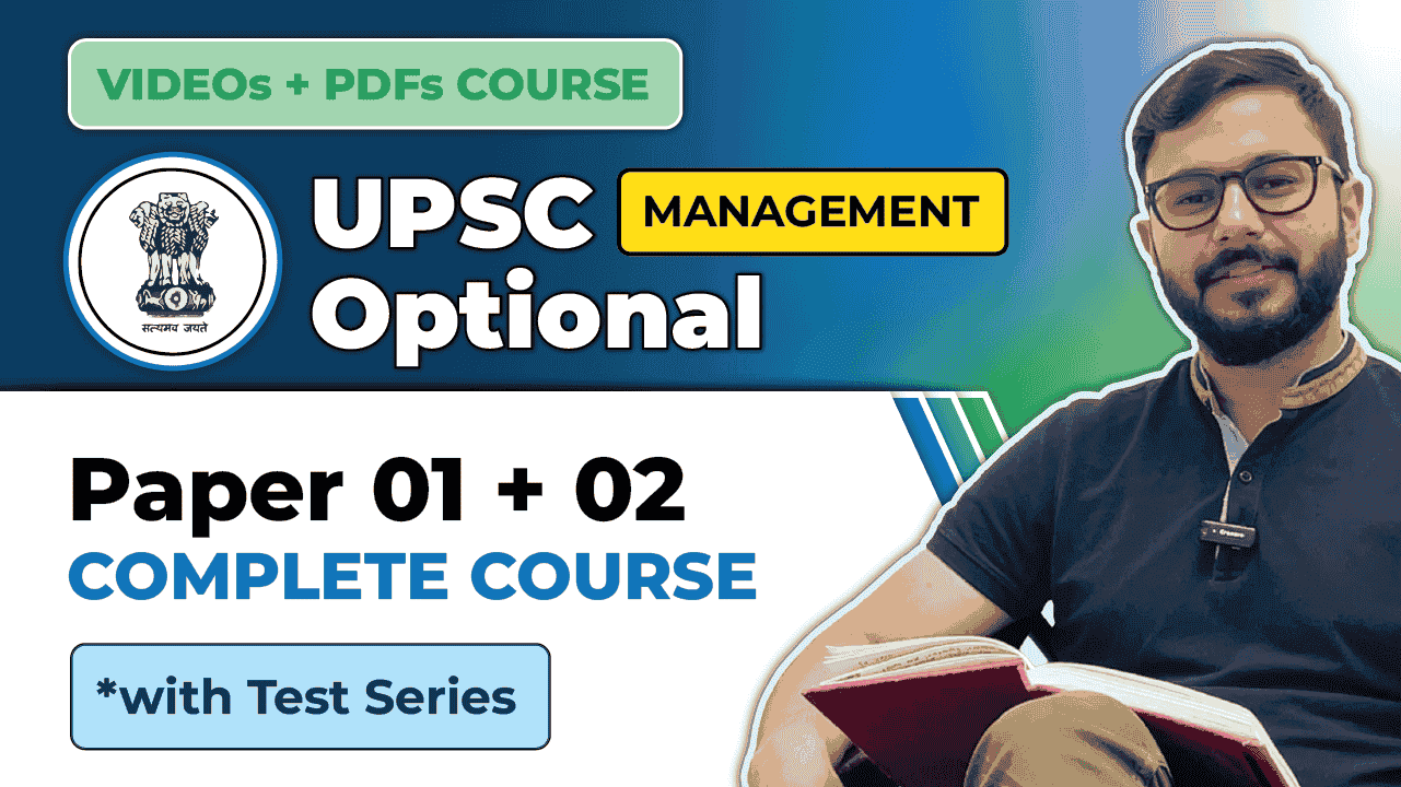 UPSC Optional Management Paper 1 & 2 course image UPSC Management Optional Complete Course