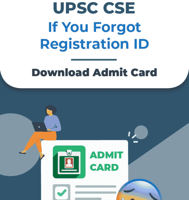 How to download Admit Card if I Forgot the Registration ID