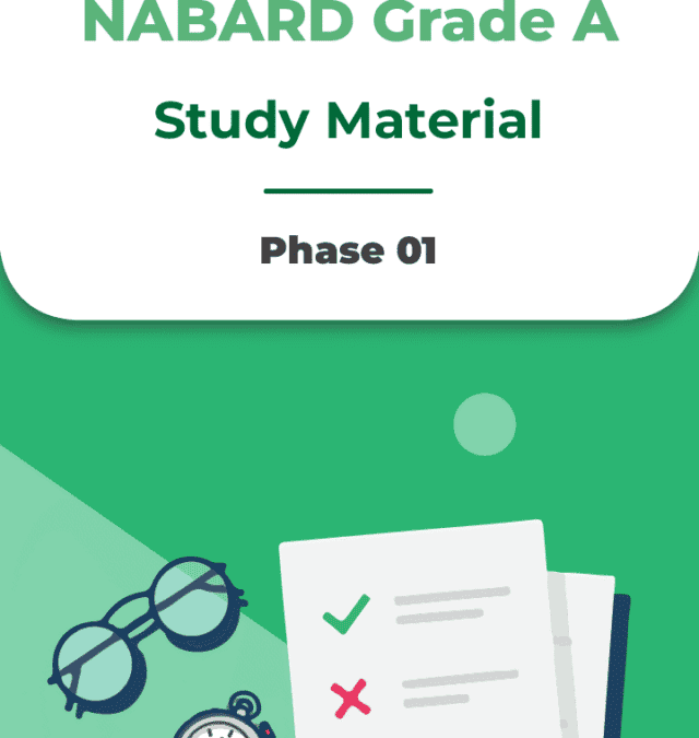 NABARD Grade A 2025 Study Material for Phase 1