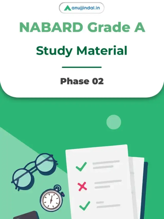 NABARD Grade A 2025 Study Material for Phase 2 - Anuj Jindal