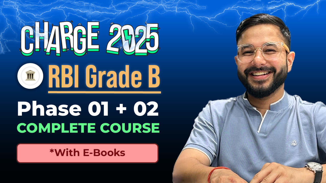 Bundle & Sub-bundle-05 RBI Grade B 2024 phase 1 & 2 without books course