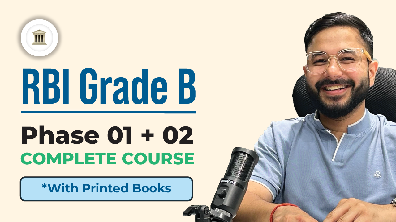 cover BUNDLES-UPSC-2025-05 RBI Grade B 2024 phase 1 & 2 with books course