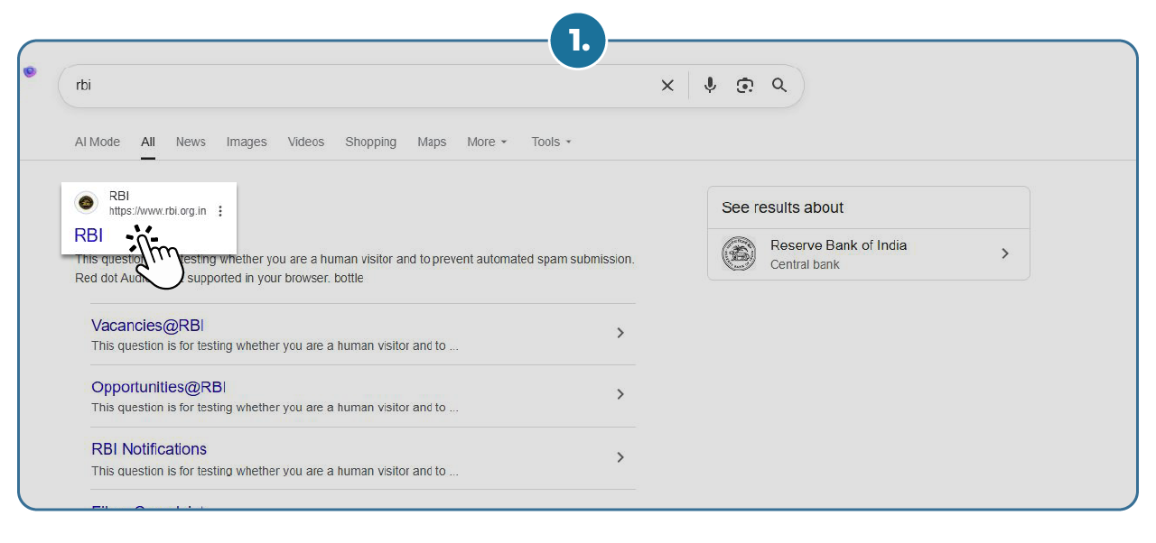 Step 1 - Check RBI Grade B Cut Off