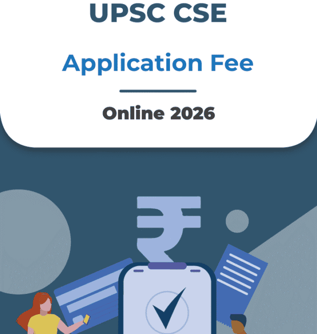 UPSC CSE Application Fee 2026