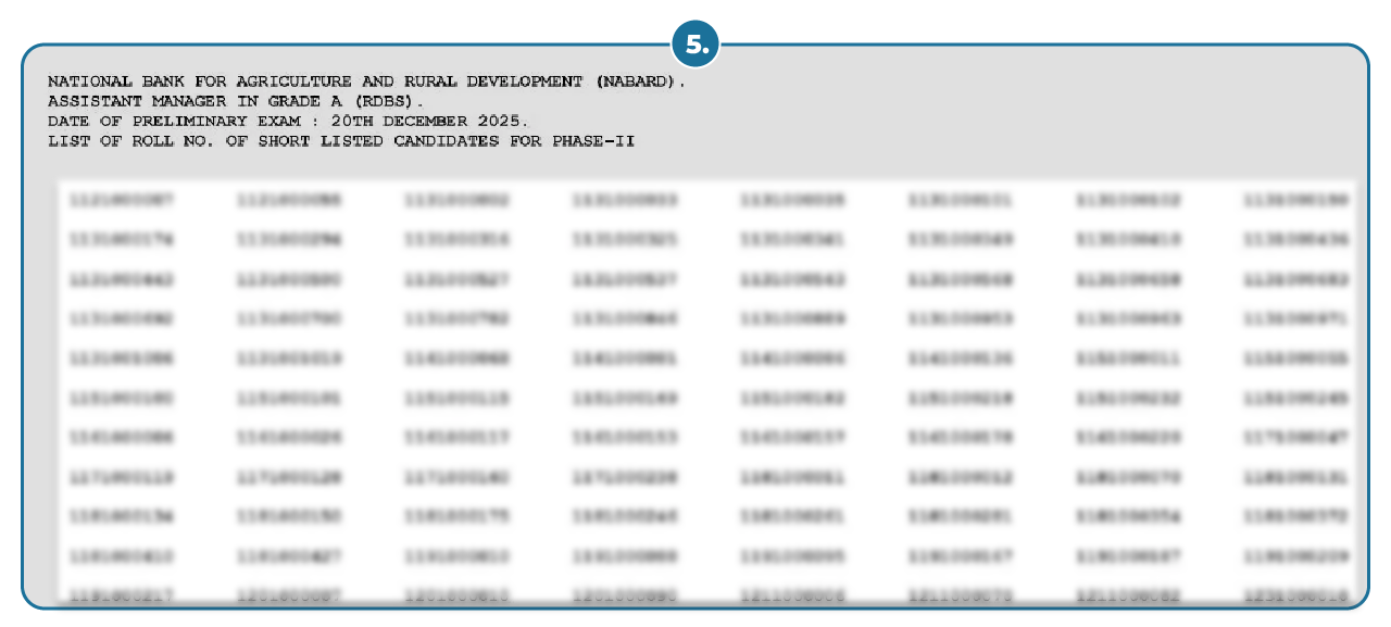 NABARD Grade A Result Steps to download 05 Step 4 to download NABARD Grade A Final Result 2022