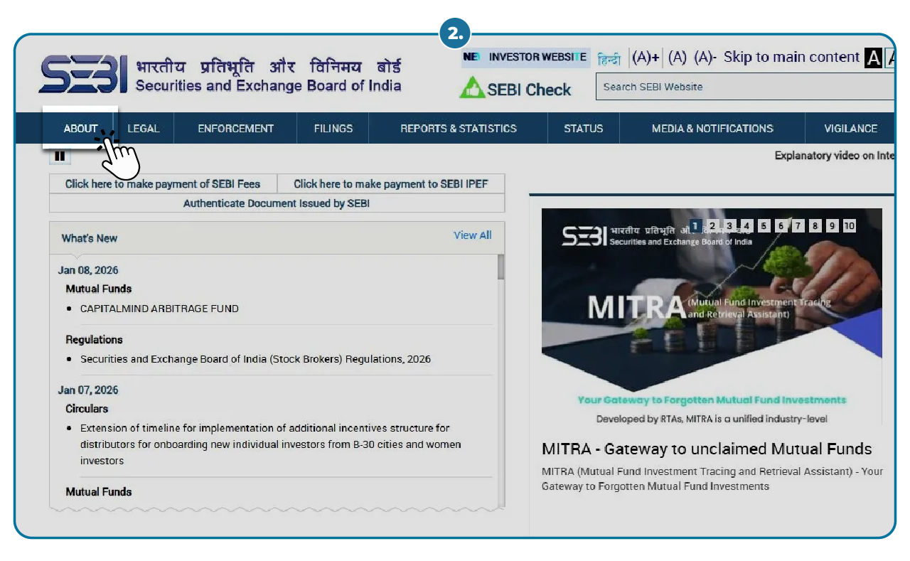 Step 1 - download SEBI Grade A Admit Card