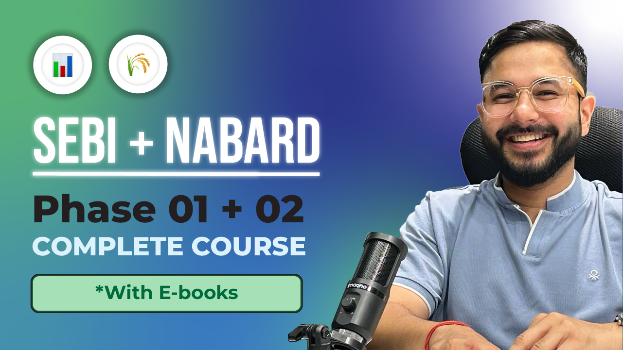 RBI Grade B 2024 phase 1 & 2 with books course