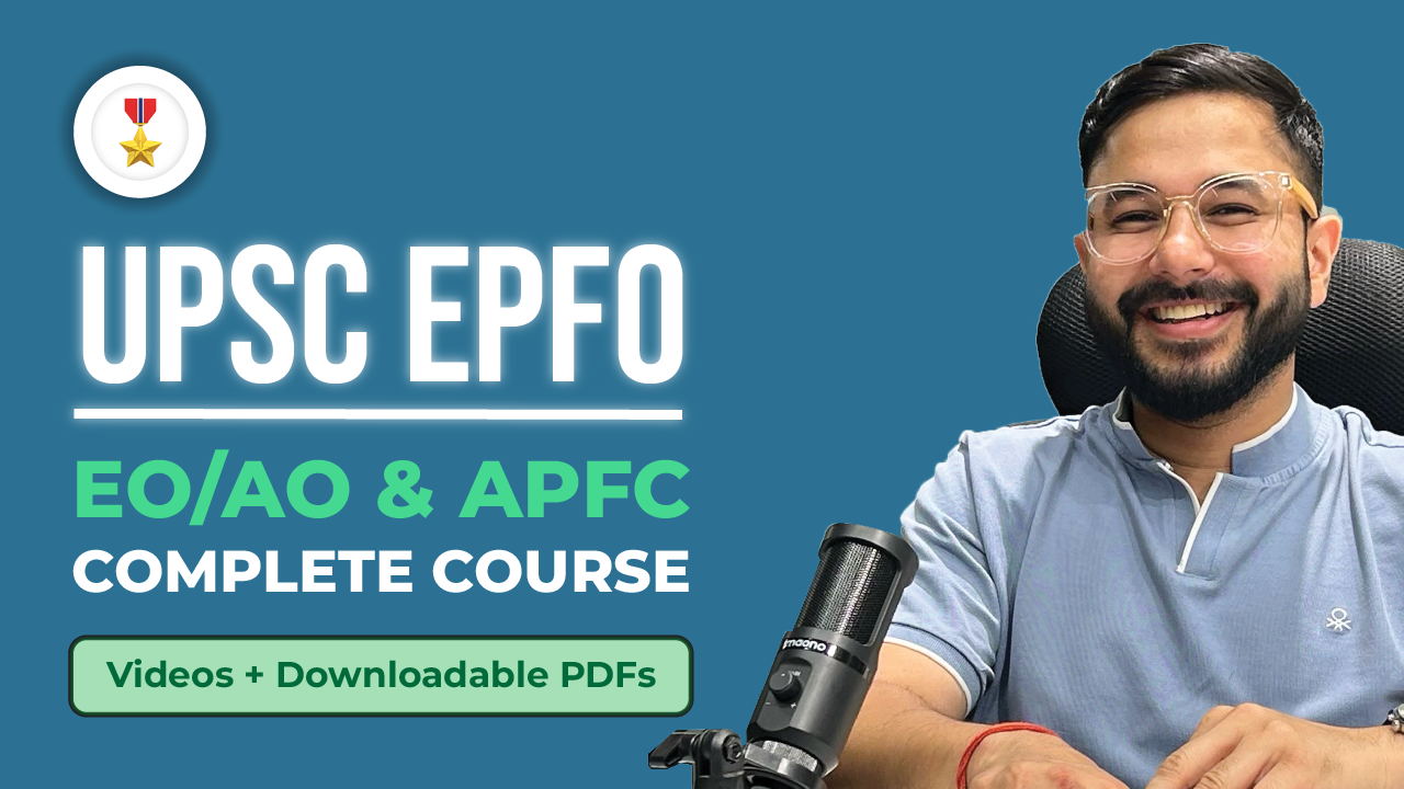 UPSC EPFO APFC & EO AO Bundle Image RBI Grade B 2024 phase 1 & 2 with books course