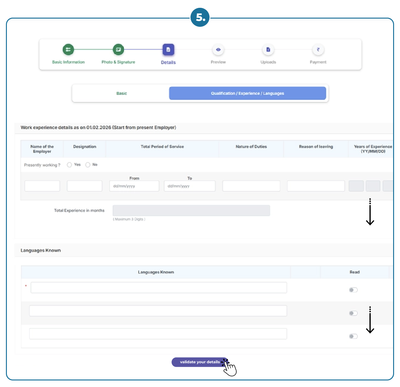 RBI ASSISTANT Application Process Step 05