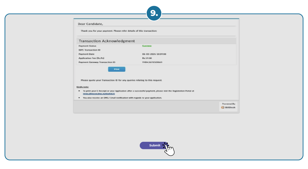 RBI ASSISTANT Application Process Step 09
