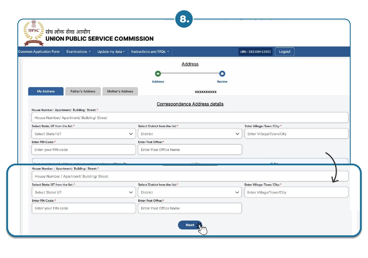 Step 10 - Apply Online for UPSC 2023