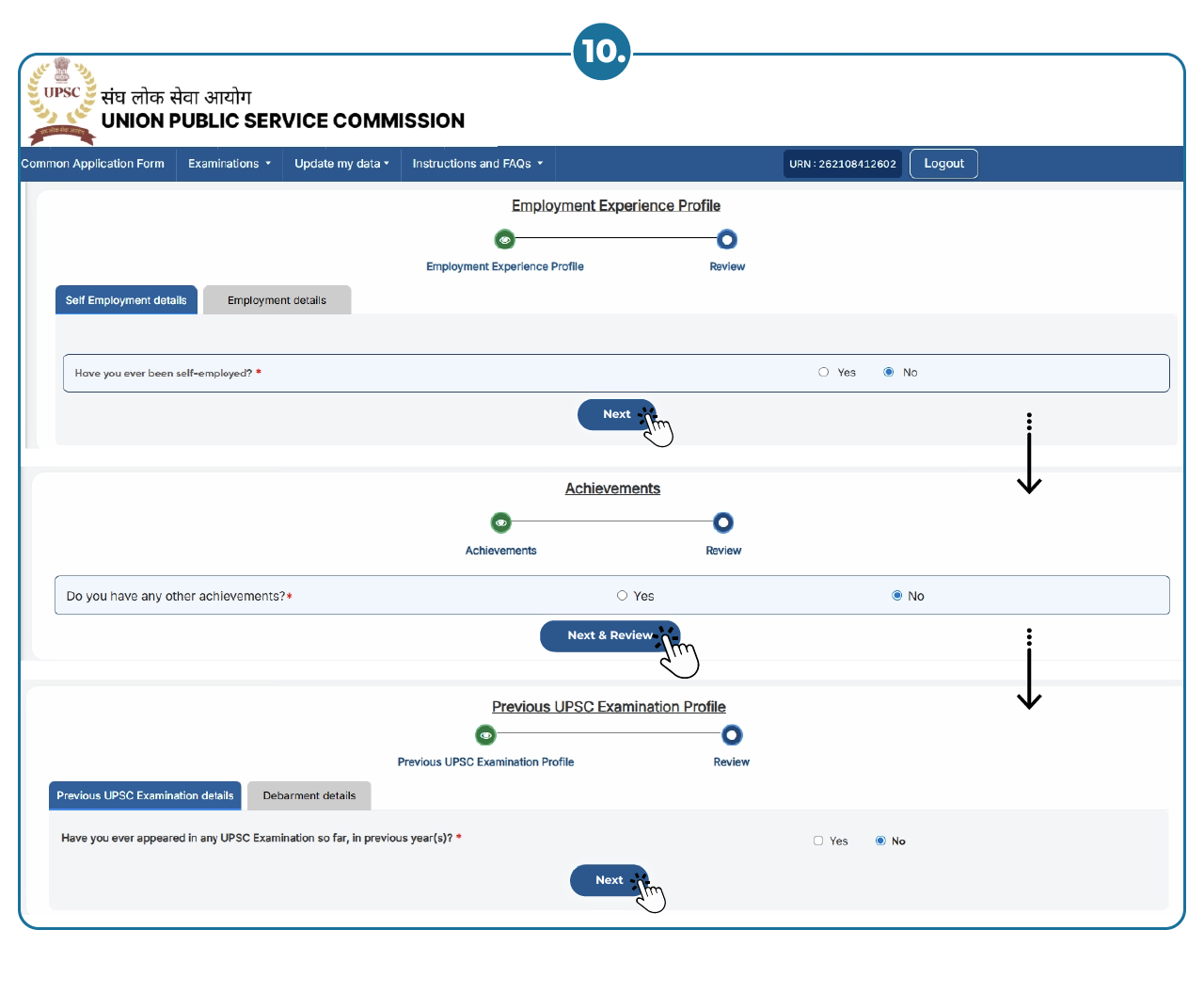 Step 10 - Apply Online for UPSC 2023