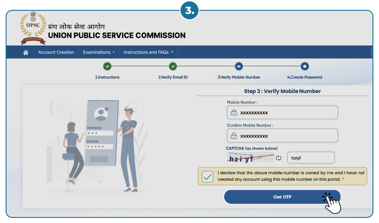 Step 3 - Apply Online for UPSC 2023