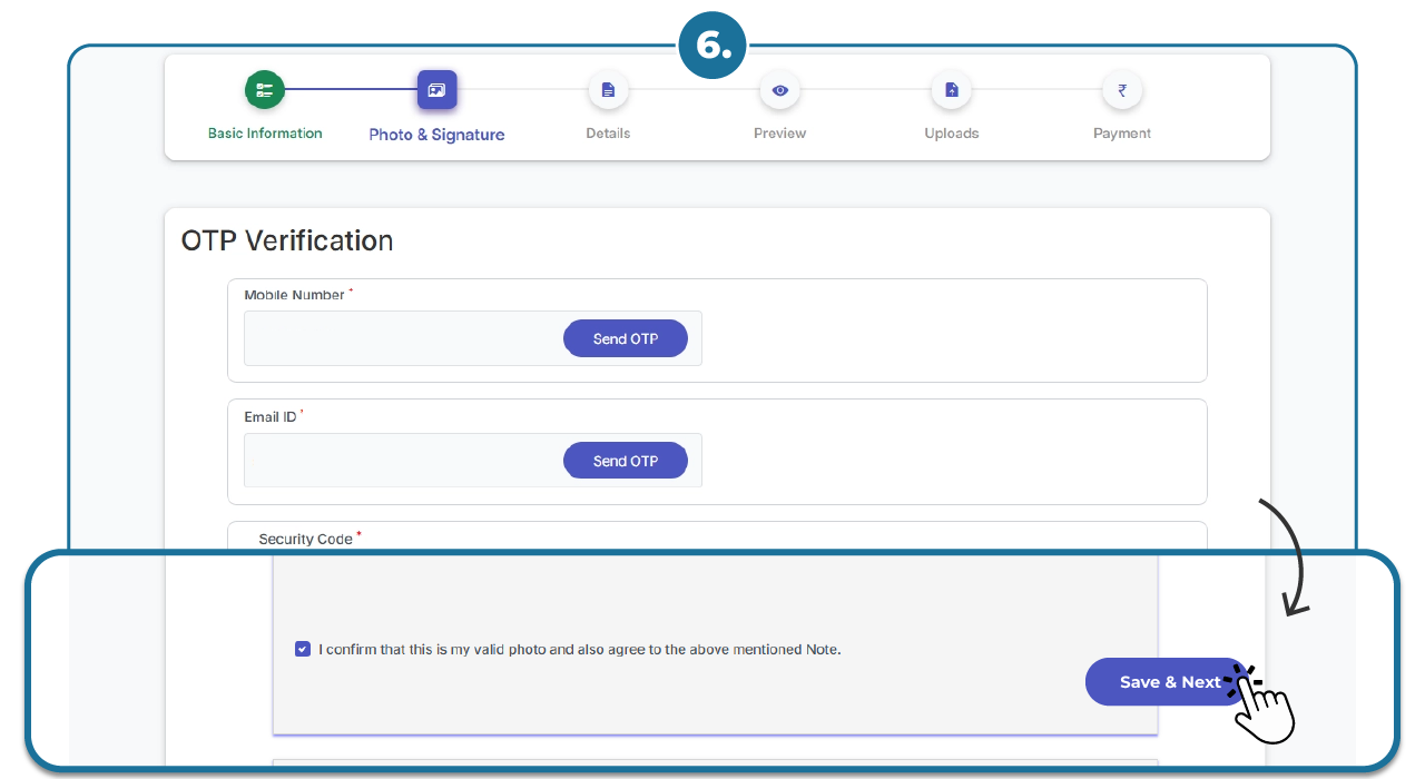 Step 2 - Fill RBI Grade B Application Form
