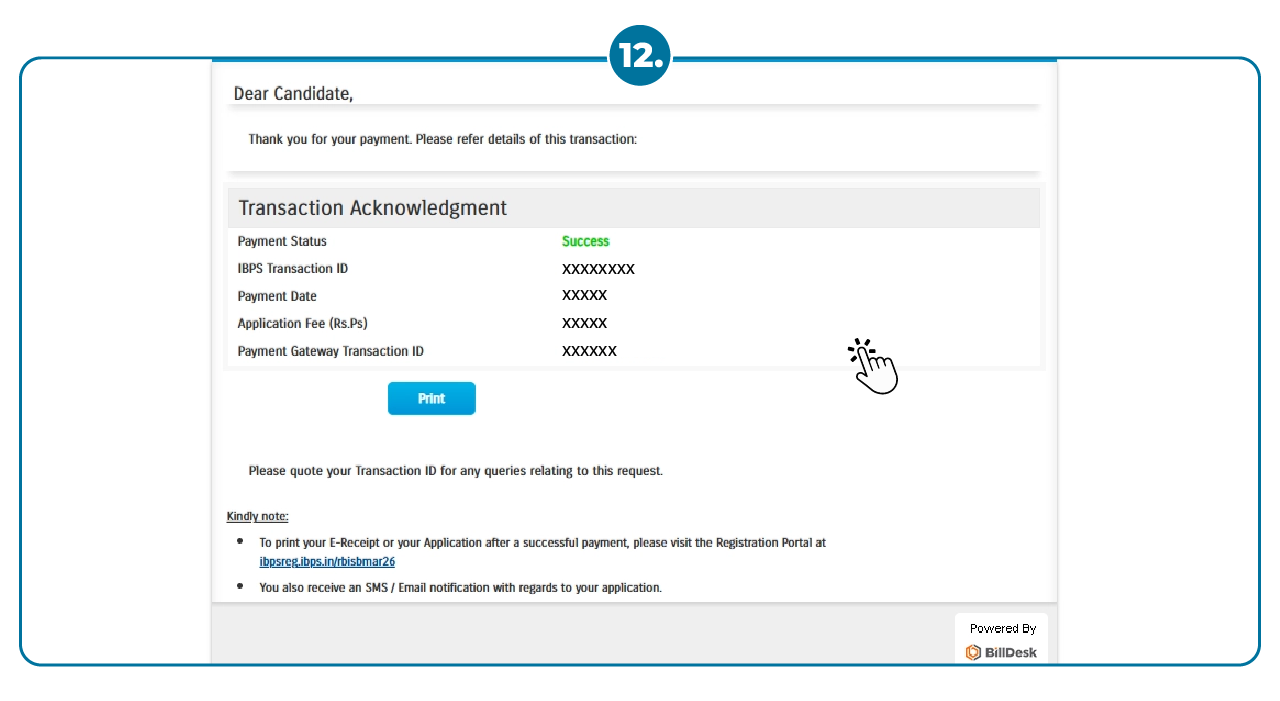 Step 7 - Fill RBI Grade B Application Form