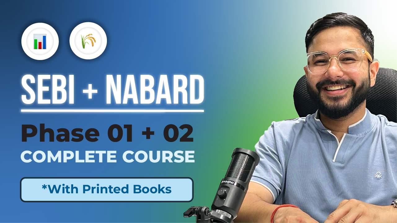 RBI Grade B 2024 phase 1 & 2 with books course
