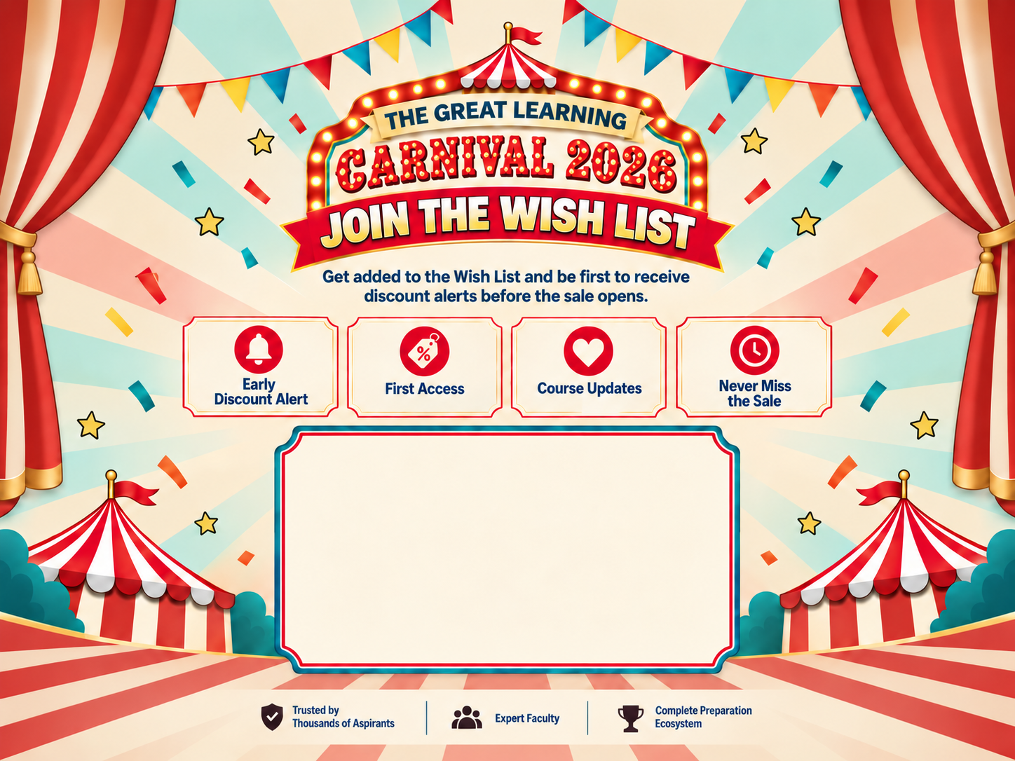 The Great Learning Carnival 2026 Wish List